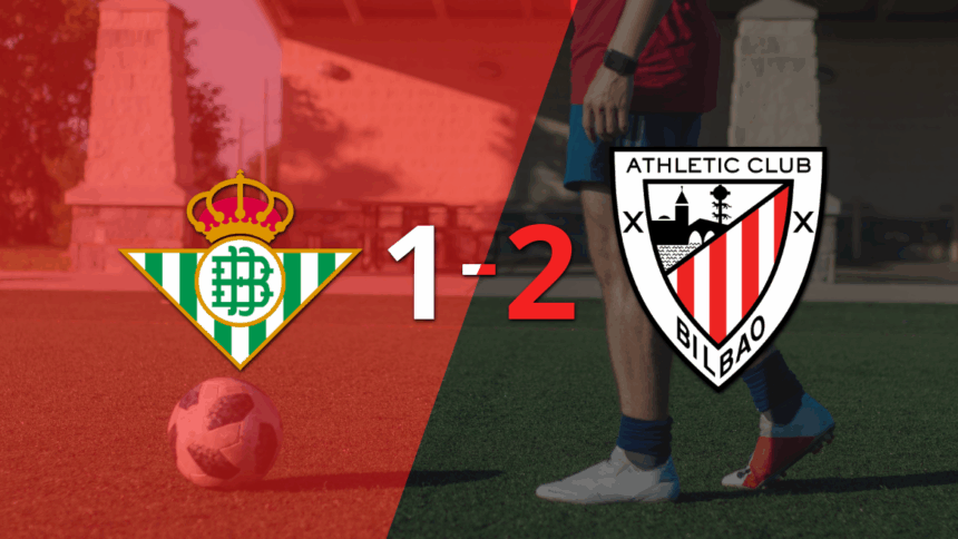 Athletic Bilbao gets a close victory of 2 to 1 over Betis with an agonizing goal