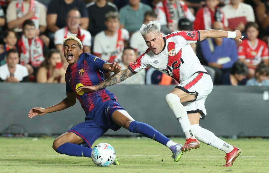 This was the penalty about Lamine Yamal that the VAR did not review by technical failures