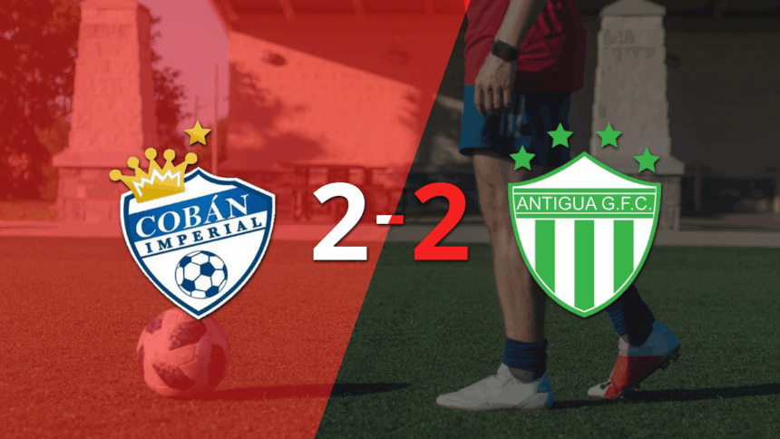 Agonian Imperial Cobán Act against Antigua GFC with a decisive goal by Janderson Pereira