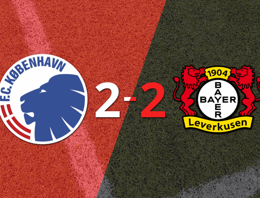 With an agonizing goal, Pantelis Hatzidiakos sentenced the tie between FC Copenhagen and Bayer Leverkusen