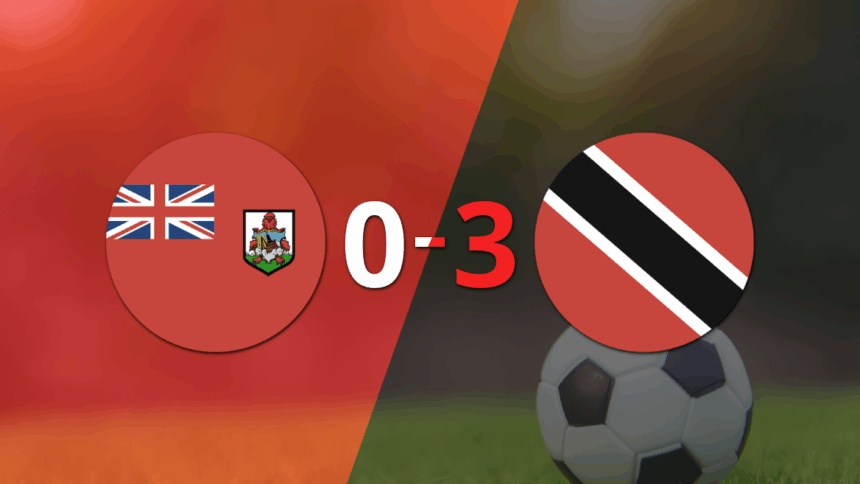 An inspired Trinidad beats Bermuda with a 3-0 win