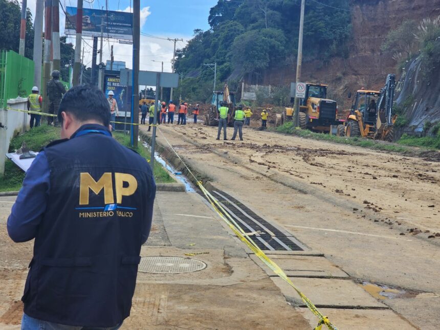 MP investigates possible criminal responsibility for collapse at km 24.5 of the highway to El Salvador