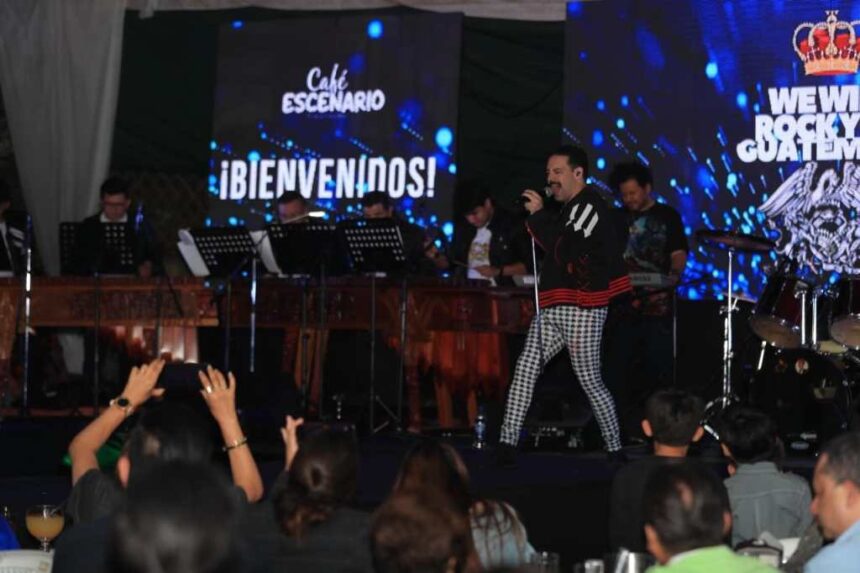 Marimba and rock come together in a tribute to Queen in the heart of Antigua Guatemala