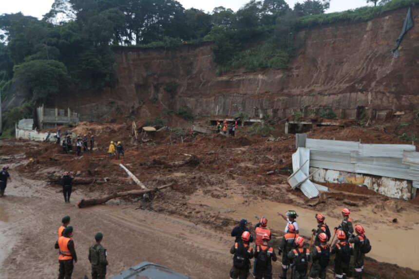 Owner of the landslide at km 24.5 on the road to El Salvador competed for the Mayor’s Office of Fraijanes