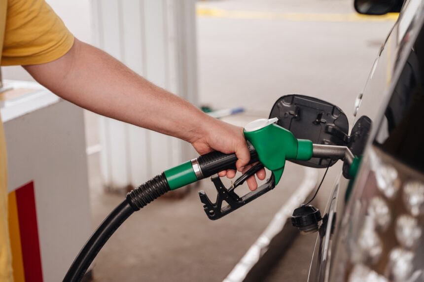 How much did gasoline and diesel go down and in which departments is the cheapest fuel found?
