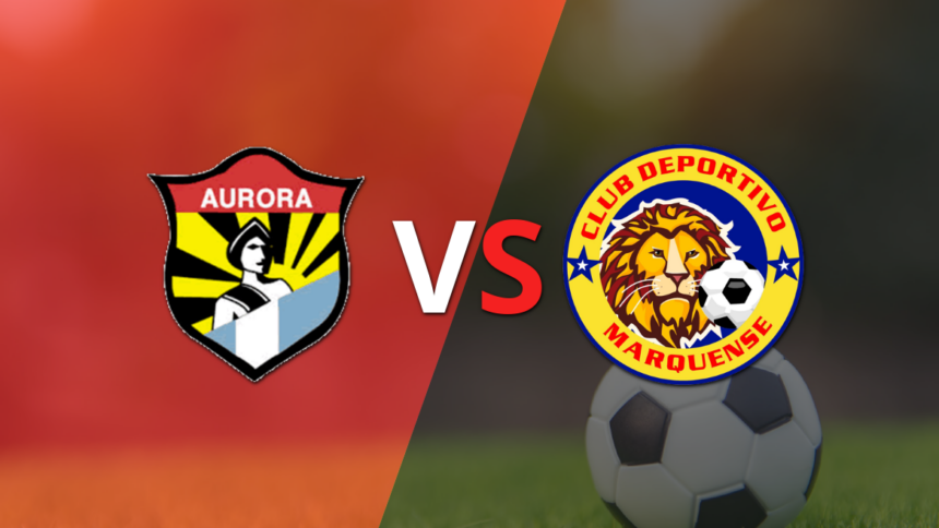 Aurora FC and Marquense, without goals in the duel on date 20 of the Clausura