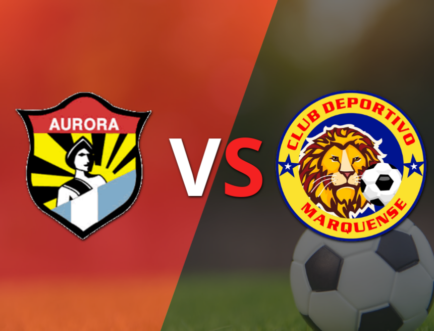 Aurora FC and Marquense, without goals in the duel on date 20 of the Clausura