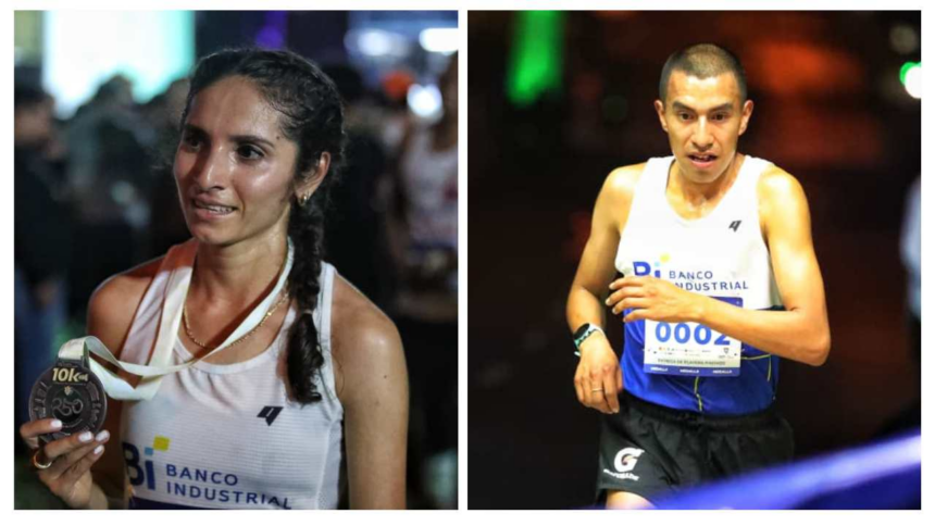 Alberto González and Viviana Aroche win the 10K night race of the Municipality of Guatemala