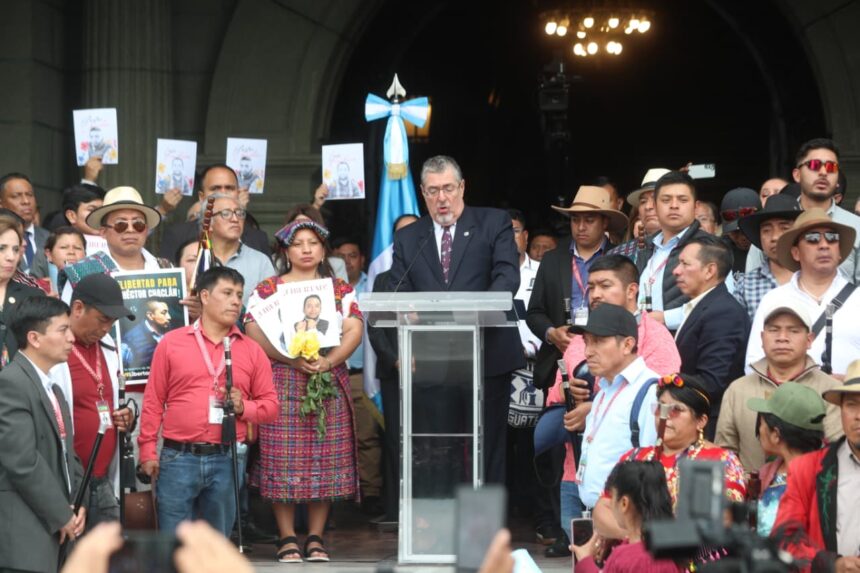 Arévalo and 48 Cantons of Totonicapán speak out for one year of the criminal process against Pacheco and Chaclán