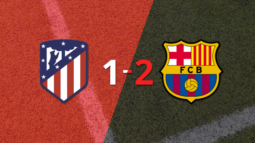 Atlético de Madrid did not win, but it was enough for them to qualify with a 2-1