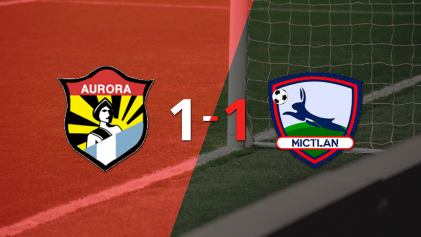 Aurora FC managed to get a draw at home against Mictlán