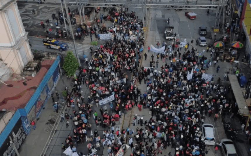 Demonstrations announced this April 22 in the capital; PMT shares alternate routes