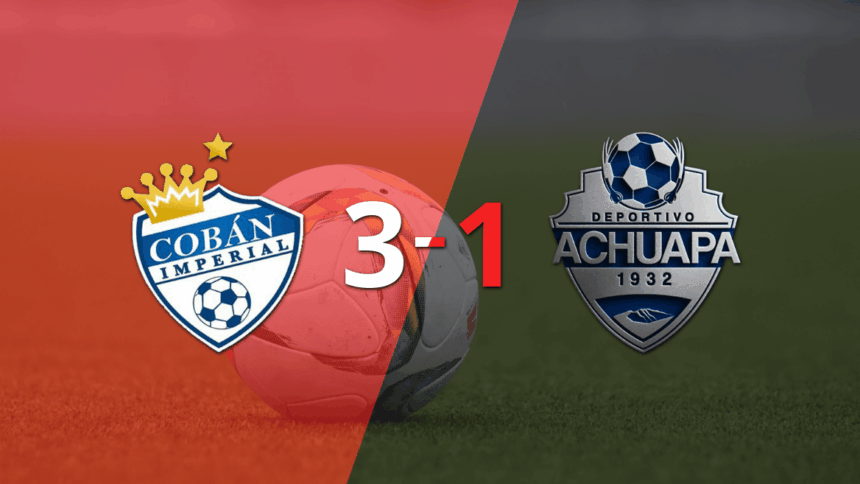 Double by Uri Amaral in Cobán Imperial’s 3-1 victory against Achuapa