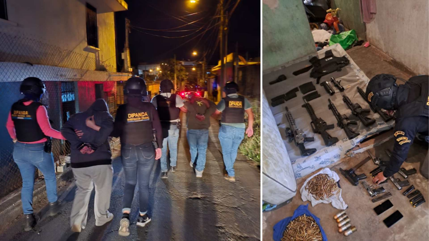 “El Crosty”, leader of Barrio 18, linked to arsenal seized in zone 18 that would be used in attacks against the MS and security forces