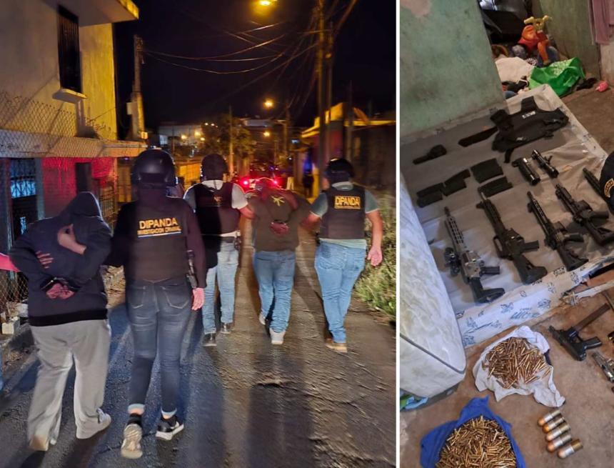 “El Crosty”, leader of Barrio 18, linked to arsenal seized in zone 18 that would be used in attacks against the MS and security forces