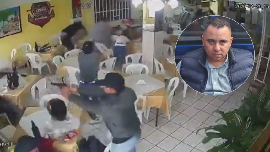 El Enano, the leader of the MS who ordered the armed attack on the cevichería in zone 6 of the capital