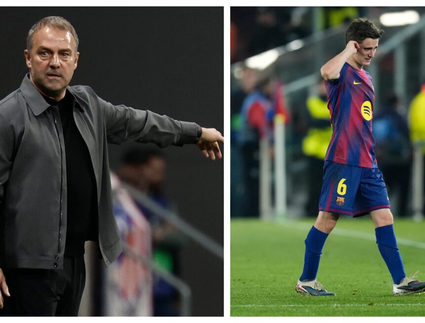 Hansi Flick highlights the mentality and Gavi highlights the superiority after Barcelona’s elimination in the Champions League