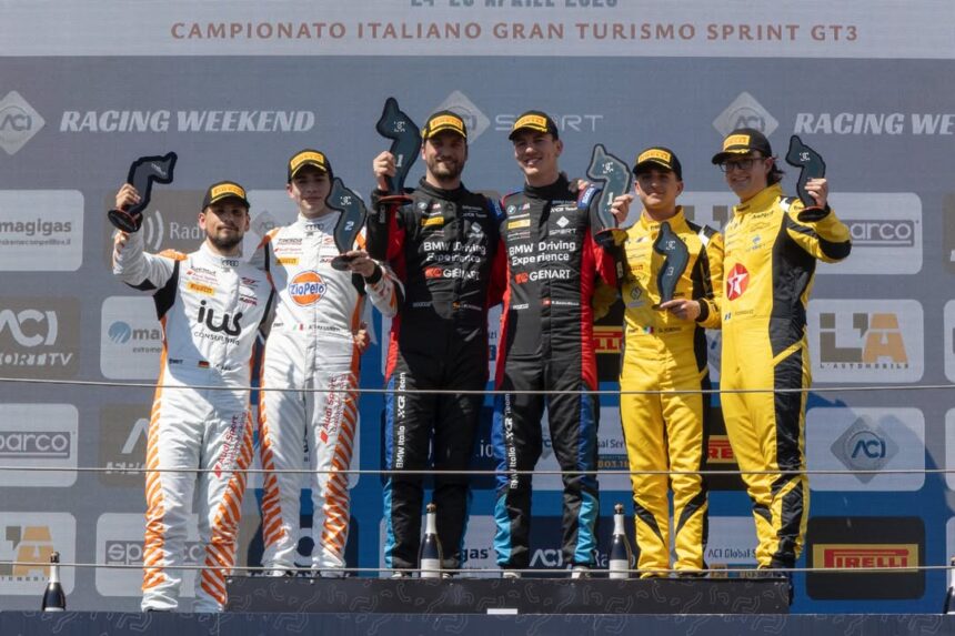 Ian Rodríguez achieves podium in his debut in the Italian Gran Turismo GT3 Championship