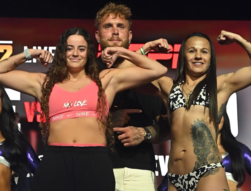 María Micheo passes the weigh-in and is ready to face Natalie Dove in New York