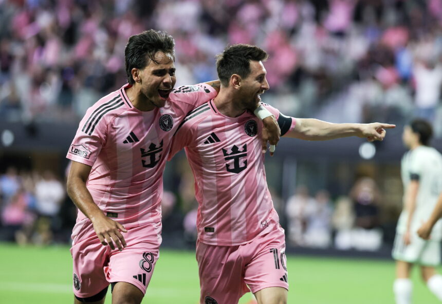 Messi scored Inter Miami’s first goal in their new stadium with a header against Austin FC