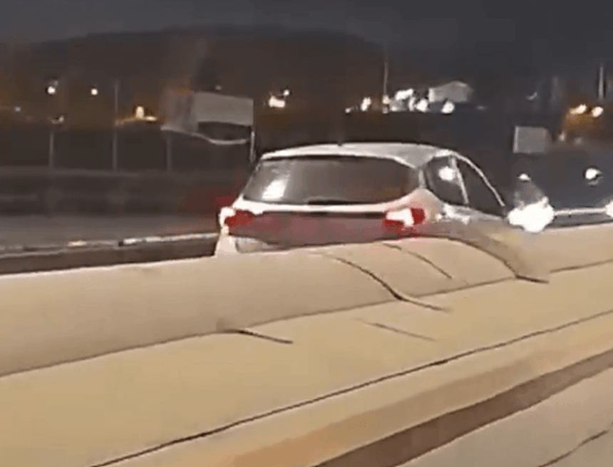 More than Q20 thousand fine for pilot captured on video driving against the road on El Incienso bridge