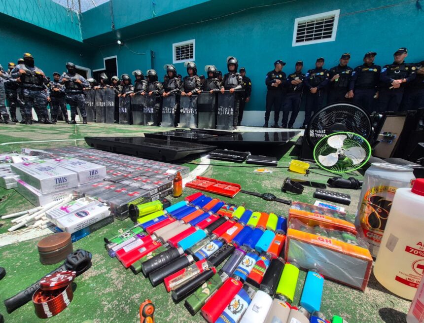 Search in Chimaltenango prison reveals entry of drugs and unauthorized objects