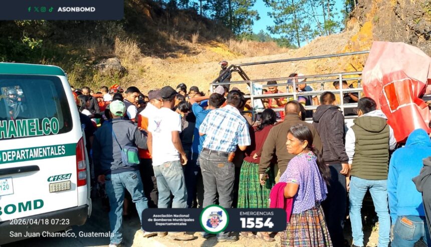 Two accidents in Villa Nueva and Alta Verapaz leave four dead in the last hours