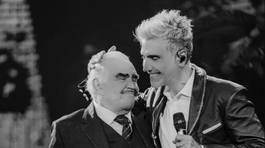 Vicente and Alejandro Fernández in posthumous duet