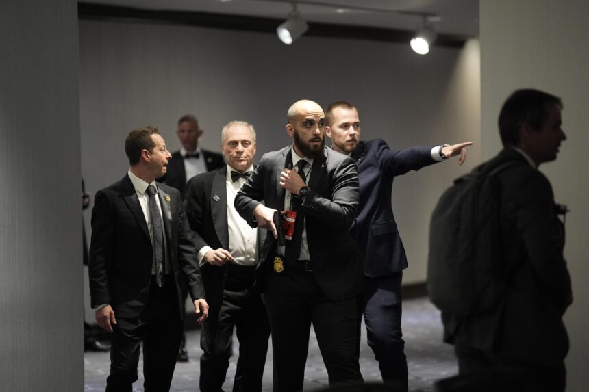 Videos show how the Secret Service evacuates Trump after apparent gunshots are heard