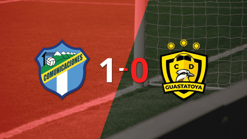 With a single goal, Comunicaciones defeated Guastatoya at the La Asunción Stadium