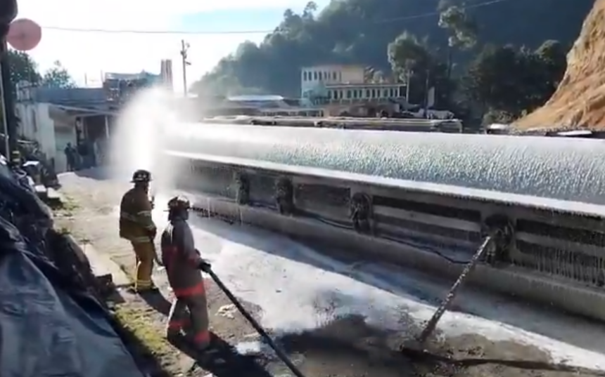 fuel tanker accident causes congestion