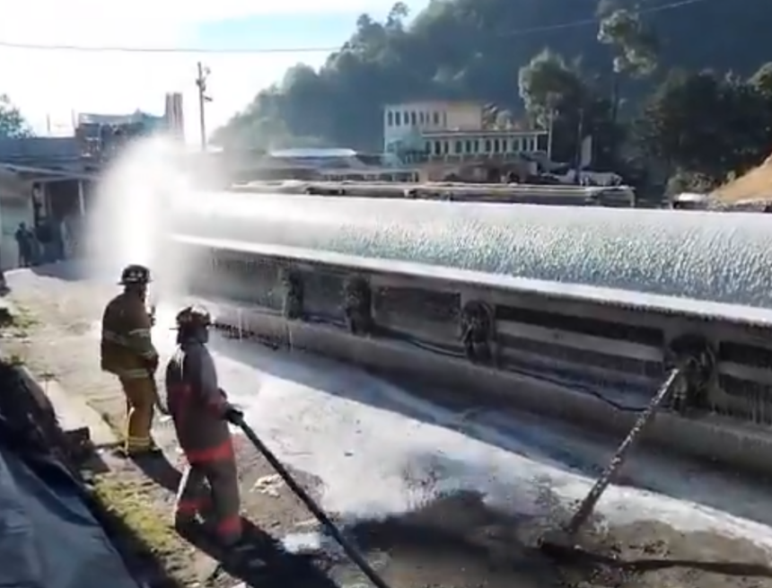 fuel tanker accident causes congestion