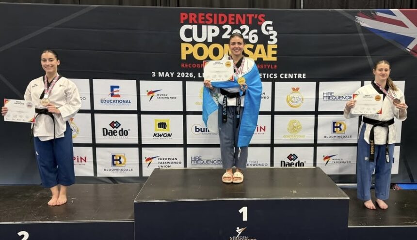 Alejandra Higueros shines in London and wins 4 medals in two poomsae competitions