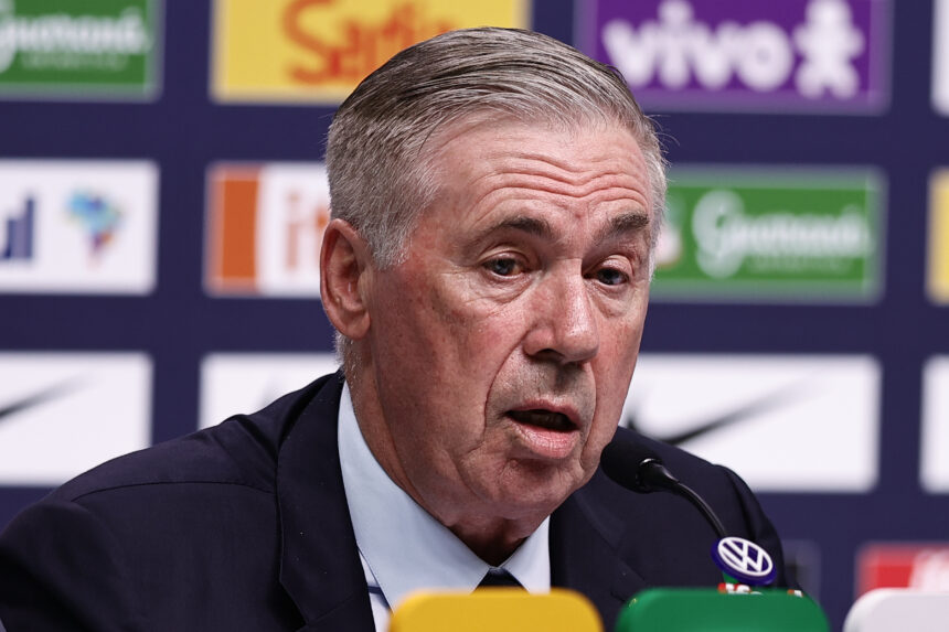 Ancelotti sends a message of confidence with Brazil