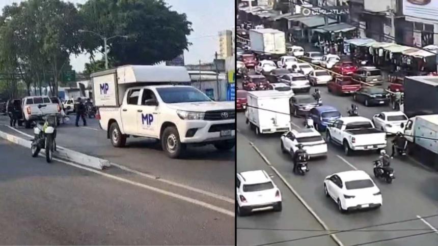 Armed attack on Liberación Boulevard leaves one injured; victim would be a foreigner and was traveling in a diplomatic vehicle