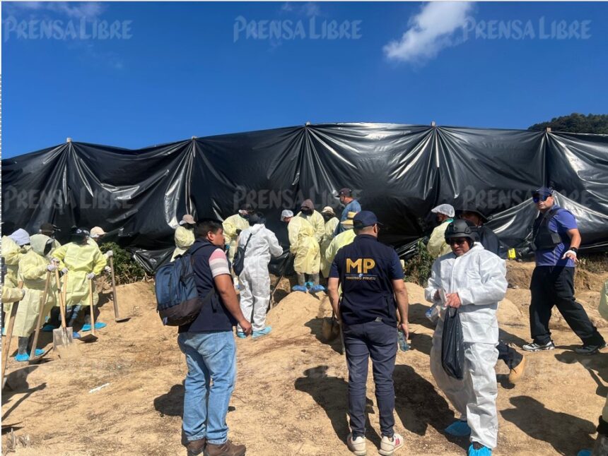 Exhume 13 bodies in Nahualá to clarify deaths in an attack that occurred in December 2025