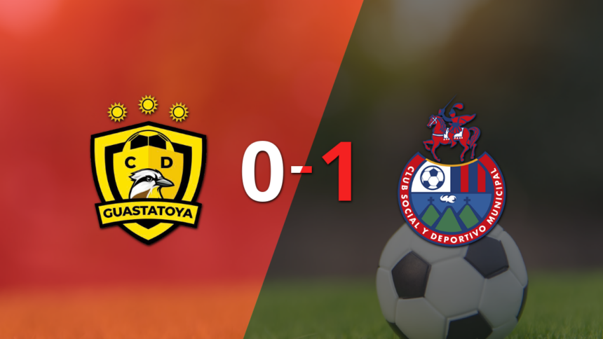 Municipal beat Guastatoya 1-0 in the first leg
