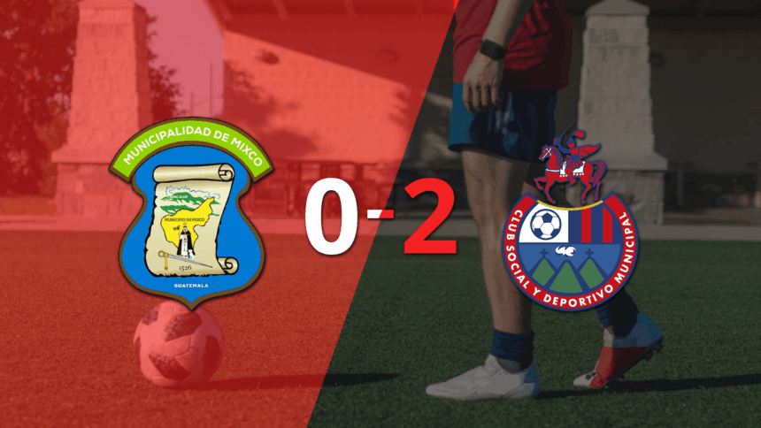 Municipal was effective and beat them in the first leg to Mixco