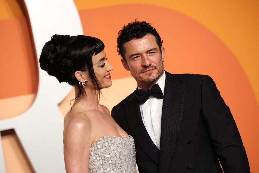 Orlando Bloom is seen with an influencer similar to Katy Perry after the Met Gala 2026