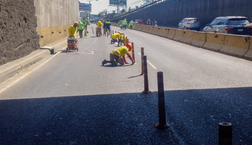 PMT explains how the circulation of vehicles is due to work on the Lomas del Norte overpass