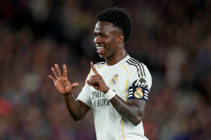 The gesture by Vinícius that sparked controversy in the Classic against Barcelona