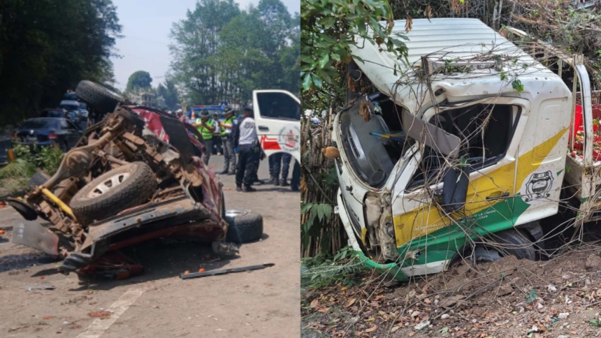 They reveal video of the accident on the Interamericana that left two dead