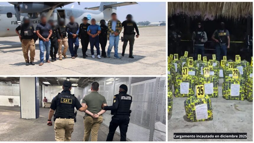 This is how they transported cocaine from the high seas to Escuintla with the support of a Mindef lieutenant