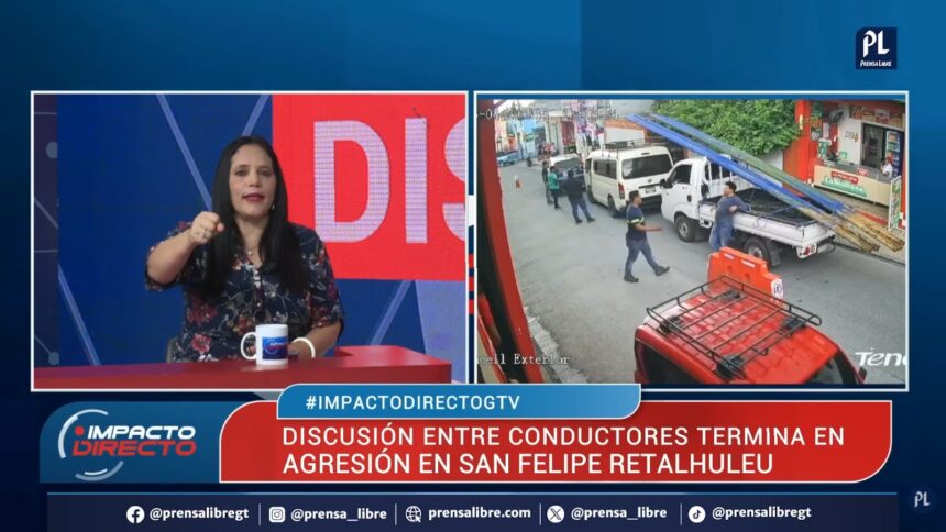 Video reveals fight between drivers after crash in Retalhuleu