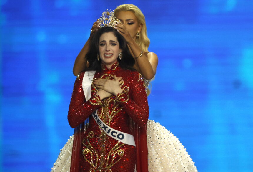 the official appearance of Miss Universe 2025 at the Cannes Festival