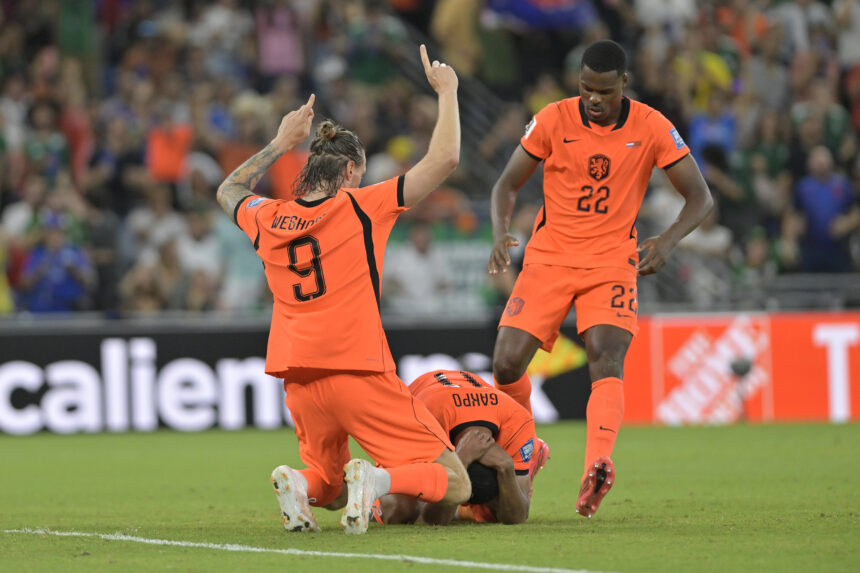Cody Gakpo dedicates his goal to his son Elijah Raphael after a painful loss