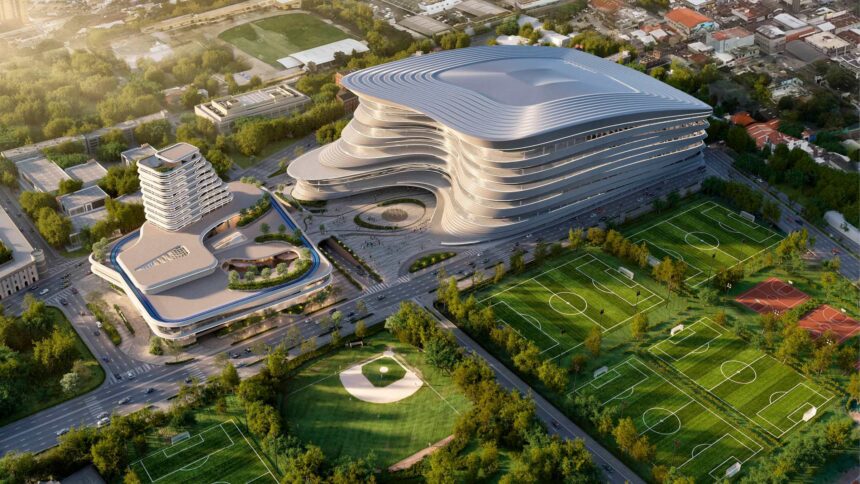Distrito Futeca se inspira en 16 estadios de clase mundial; tres son sedes del Mundial 2026