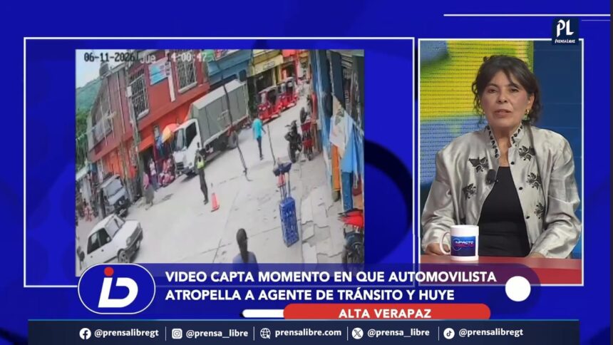 Driver runs over a PMT agent and then flees in Alta Verapaz