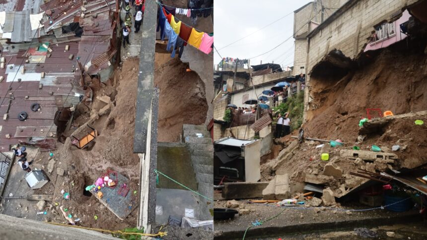 Families are evacuated due to landslides in zone 5 after heavy rains Families are evacuated due to landslides in zone 5 after heavy rains