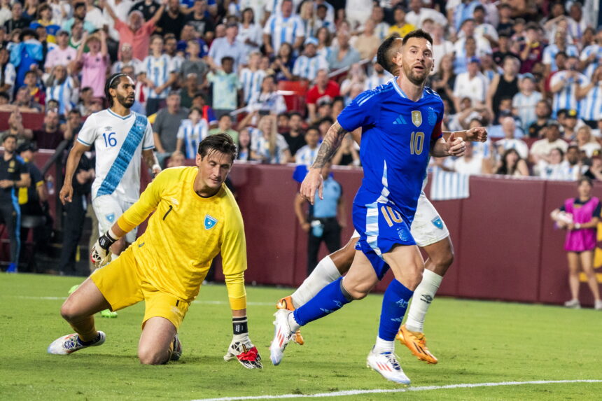 Five of Messi’s 120 goals with Argentina have Guatemala as the protagonist